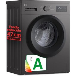 Lavadora LG F4A10S8NDK Carga Frontal kg 1400rpm 8 Programas A Grafito
