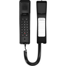 Teléfono IP Fanvil H2U V2 Negro 2 Líneas Auricular Inalámbrico y con Cable Pared PoE