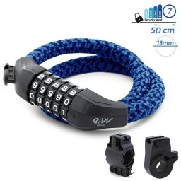 Candado De Contraseña Ewlk025 Funda Nylon Blanco