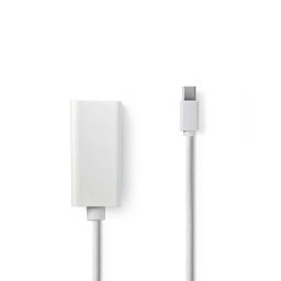 Adaptador de cable Nedis CCGB37650WT02 Mini DisplayPort a HDMI 0,2 m blanco