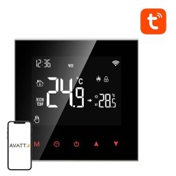 Termostato Inteligente Avatto ZWT100-WH-3A Cableado para Calefacción