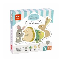 Puzzle APLI Kids 19439 12 piezas Animales 2 años