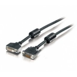 Cable DVI-D EQUIP 1,8 m Negro Macho a Hembra