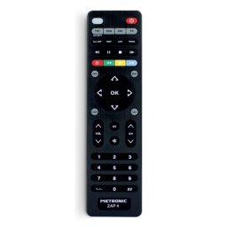 Mando a Distancia Universal Metronic ZAP 4 EVO 5 TV + TDT + SAT + DVD Negro