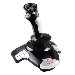 Joystick PXN-F16 para PC - USB con Vibración, Palanca de 8 Vías y Botones Programables
