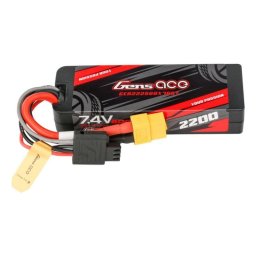 Batería Gens ace G-Tech 2200mAh 7.4V 2S1P 60C Hardcase con Conector XT60