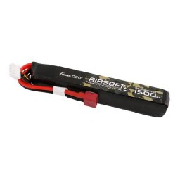 Batería Gens Ace 25C 1500mAh 3S1P 11.1V para Airsoft con Conector T Plug