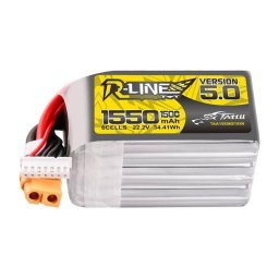 Batería Lipo Tattu R-Line Version 5.0 1550mAh 22.2V 150C 6S con conector XT60
