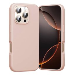 Funda para móvil Vention KUHP0-30 Silicona Líquida Rosa Compatible con iPhone 16 Pro