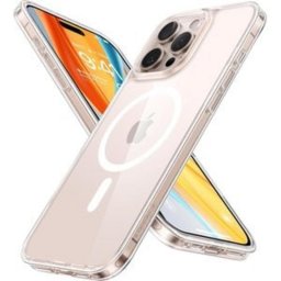 Funda para móvil Torras Diamond-Mag Serie Transparente TPU Magnética para iPhone 16 Pro Max