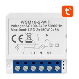 Interruptor Inteligente Avatto WSM16-W2 WiFi Compatible Alexa Google