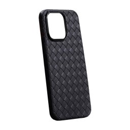 Funda para móvil Joyroom JR-BP005 TPU trenzada negra resistente para iPhone 15 Pro