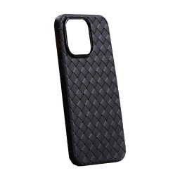 Funda para móvil Joyroom JR-BP005 TPU trenzada negra para iPhone 15 Pro Max