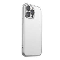Funda para móvil Joyroom JR-15Q2 Protectora Mate Galvanizada Gris para iPhone 15 Pro