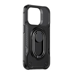 Funda para móvil Joyroom JR-14S3 rígida con soporte PC TPU negra para iPhone 14 Plus