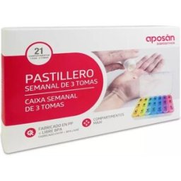 Aposán Incluye Caja Semanal de 3 Tomas