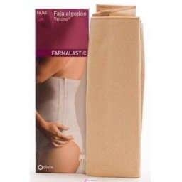 Cinfa Faja Farmalastic Velcro Beig T/1 75-95