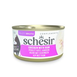 Schesir Complements en caldo 12 x 70 g - Pollo con jamón