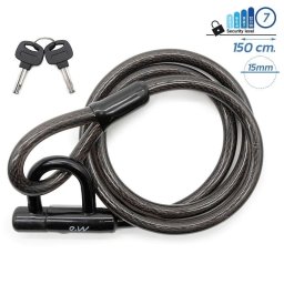 Candado De Llave Ewlk014 Negro