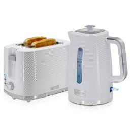 Tostador Briebe SKT1170WHT Elegance 2 Rebanadas y Hervidor 1,7L Blanco