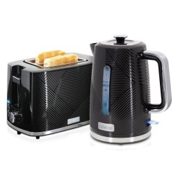 Tostador Briebe SKT1170BLK Elegance 2 rebanadas más hervidor 1,7 L negro