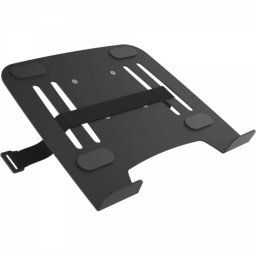 InLine 4043718210688 Soporte articulado con bandeja para portátil Mesa Negro Acero Máx 12,42Kg