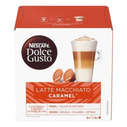 Cápsula de café Nescafé Dolce Gusto Caramel Latte Macchiato 16 piezas