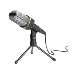 Micrófono Tracer Screamer alámbrico para karaoke con cable de 2 m negro