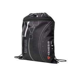 Mochila Genesis Bag G2 Unisex Poliéster Negro Gris Rojo