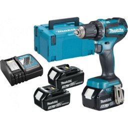 Llave de impacto inalámbrica Makita DDF485RF3J 18V 3 baterías 3 Ah