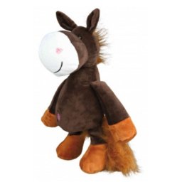 Juguete para Perro TRIXIE Dog Toy Horse Peluche Marrón Naranja 320 mm