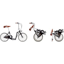 Bicicleta Plegable The-Sliders Metro Black 20" 3 Velocidades