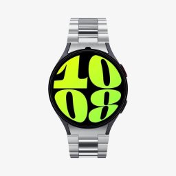 Pulsera Spigen Modern Fit 316L para Samsung Galaxy Watch 7 44mm Acero Inoxidable Plata