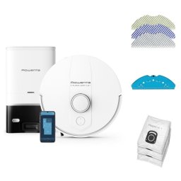 Robot Aspirador Rowenta X-Plorer RR9197WH Navegación Inteligente 4.000 Pa Wifi Blanco