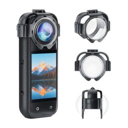Cubiertas de lente Puluz para Insta360 X5 snap-on