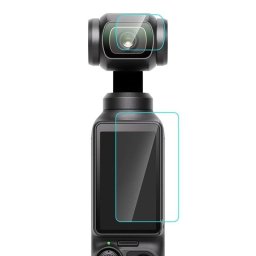 Cristal Templado PULUZ para DJI OSMO Pocket 3 Lente y Pantalla
