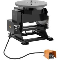 MSW Mesa giratoria para soldadura - 500 kg - inclinación de la mesa -45° - 90° - pedal 10062461