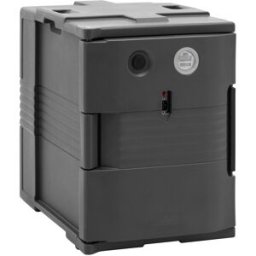 Royal Catering Caja térmica para alimentos calefactada - 90 L - para contenedores GN 1/1 - carga frontal - con indicador de temperatura 10012974