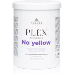 Plex No Yellow Mascarilla Para Cabello Neutralizante Para Tonos Amarillos 1000 Ml
