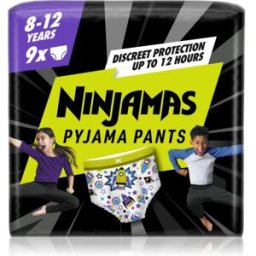 Ninjamas Pyjama Pants Pañales-Braguita De Pijama 27-43 Kg Spaceships 9 Ud