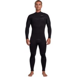 Quiksilver Traje de surf 4/3mm con cremallera en el pecho para hombre Marathon Sessions . (L) Negro