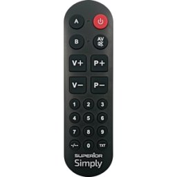 SUPERIOR ELECTRONICS SUPER SIMPLY NUM - Campo numérico superior simple: Mando a distancia universal