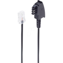SHIVERPEAKS SHVP BS70002-1 - Enchufe TAE-F > enchufe RJ 45, A-4 B-5, 1m..
