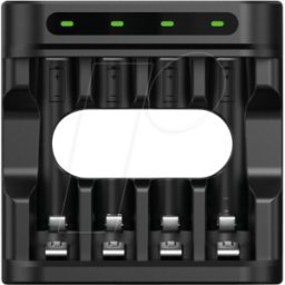 XTAR L4 BDL 4XAA - Cargador L4, Li-Ion, incl. 4 pilas AA (Mignon) Li-Ion, 1,5 V.