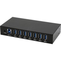 EXSYS EX EX-11237HMS-2 - Concentrador industrial USB 3.0 de 7 puertos, 15 kV ESD, mesa, p