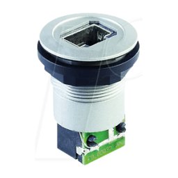 SCHLEGEL RRJ RJ45 STB - Conector hembra RJ45 a conector hembra RJ45 - plateado