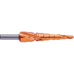 EXACT BOHRER 07011 - Broca escalonada, Tin, 4,0 - 12,0 mm