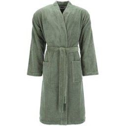 Vossen Albornoz para hombre COSMO Detox Green verde oscuro M