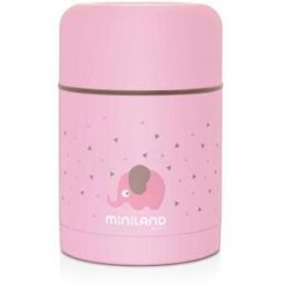 Termo para Sólidos Miniland Baby Silky Food Thermos (600 ml.) rosa