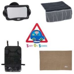 Kit con 4 accesorios universales para coche Chicco